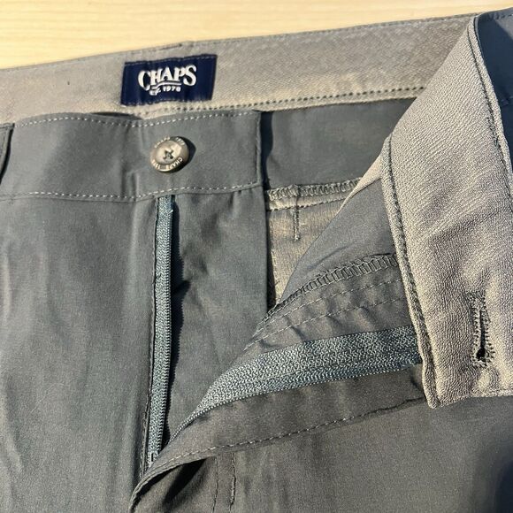 Mens Chaps Gray Golf Shorts Regular Fit 36 Casual Summer Preppy - Picture 3 of 9